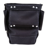 KLEIN TOOLS 5416TFR Flame-Retardant Black Canvas Bolt Bags - Tunnel Loop