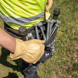 KLEIN TOOLS 5416TFR Flame-Retardant Black Canvas Bolt Bags - Tunnel Loop