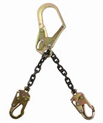 FALLTECH 8250LT 21" Standard-duty Rebar Positioning Assembly with Chain and Steel non-Swivel Rebar Hook
