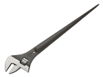 JH Williams 13625 - 16" Adjustable Construction Spud Wrench. Heavy Duty w/ Measurement Scales