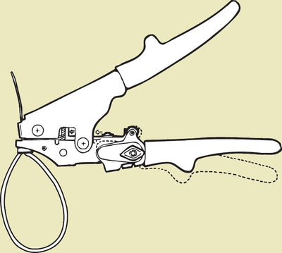 Malco TY6 Cable Tie Tensioning Tool with Auto Cut Off