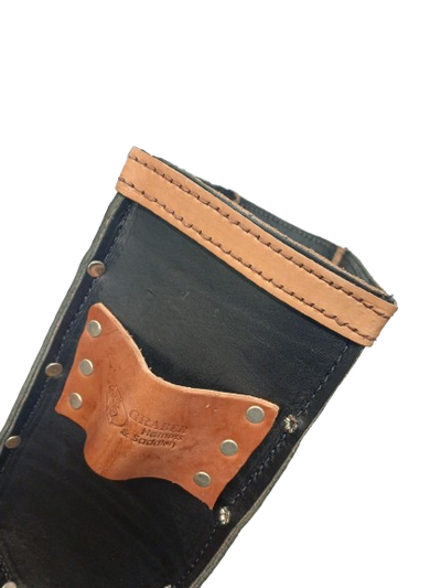 Graber 0077 Black Leather Bolt Bag