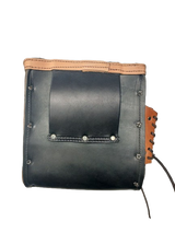 Graber 0077 Black Leather Bolt Bag