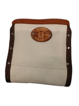 Graber 0035 Canvas Bolt Bag with Leather Trim