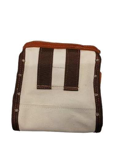 Graber 0035 Canvas Bolt Bag with Leather Trim