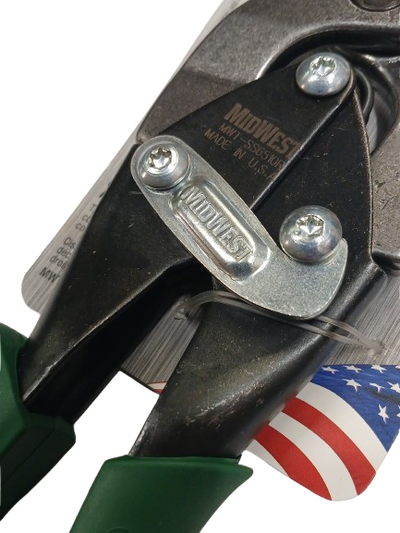 Midwest Tool MWT-SS6510R Special Hardness Offset Aviation Snip - Right Cut - Heavy Duty