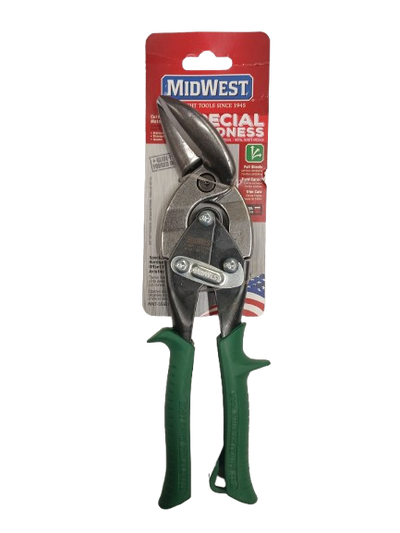 Midwest Tool MWT-SS6510R Special Hardness Offset Aviation Snip - Right Cut - Heavy Duty