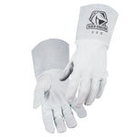 BLACK STALLION 25G Pearl White Grain Goatskin TIG Glove