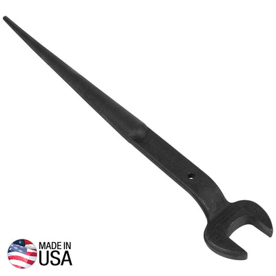 KLEIN 3212TT SPUD WRENCH Bolt Size 3/4 Inch For US Heavy Nut And Opening Size 1-1/4 Inch with Hole