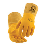 BLACK STALLION 39 HEAVY REVERSED GRAIN DEER SKIN MIG WELDING GLOVES