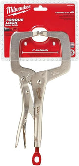 MILWAUKEE ELECTRIC TOOL 48-22-3531 2490363 Torque Lock Locking C-Clamp, Regular Jaws, 11"