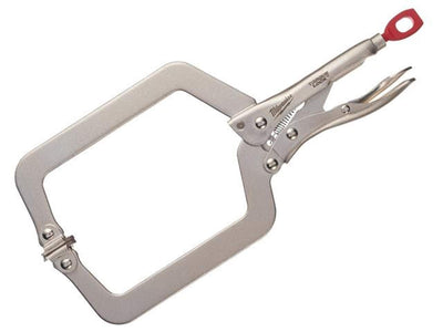 Milwaukee 48 22 3523 Deep Reach Swivel Jaw Locking Clamp 9 Inch, Silver, 9"