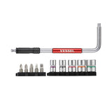 Vessel Tools SLH2-1U, 2-Way Speed L-Handle Set, 11 Pc.