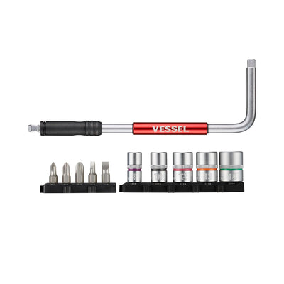 Vessel Tools SLH2-1U, 2-Way Speed L-Handle Set, 11 Pc.