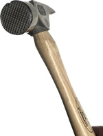 Dalluge Hammer 2510 21 Oz Stainless Steel Milled Face Straight Hickory Wood Handle.