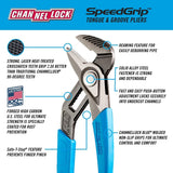 Channellock 440X SpeedGrip™ Tongue and Groove Plier, 12 in, Straight Jaw, 12 Adjustments