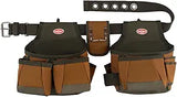 Bucket Boss 50200 Two Bag Tool Belt in Brown