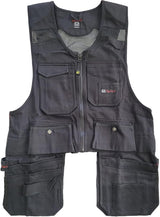 Tiger Trend Mens Work Vest Pockets Utility Vest Tool Pockets Finisher Pro