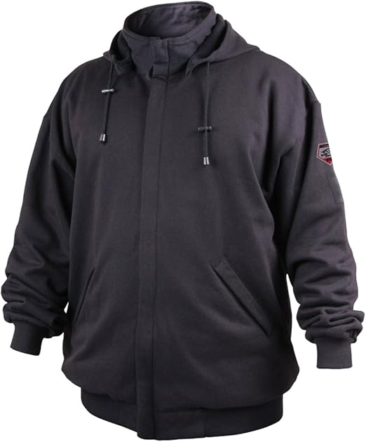 REVCO/Black Stallion JF1331-2XL Truguard Cotton Hooded Sweatshirt, Black