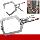 Milwaukee 48 22 3523 Deep Reach Swivel Jaw Locking Clamp 9 Inch, Silver, 9"