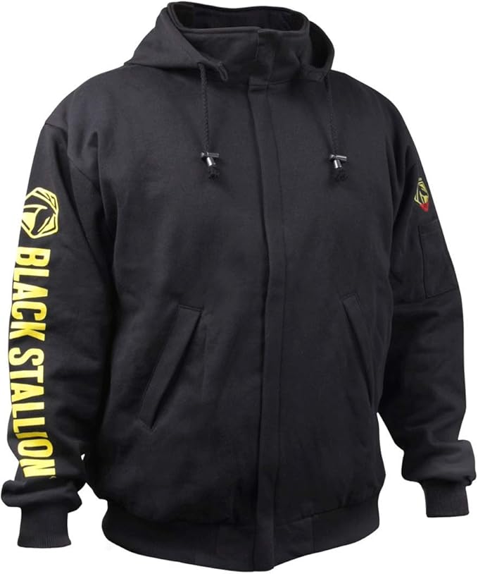 REV Black Stallion JF1331-BK-LRG unisex-adult Hoodie