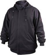 REVCO/Black Stallion JF1331 - XL Truguar Cotton Hooded Sweatshirt, Black, X-Large