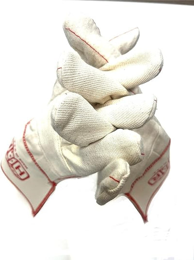 KNOX FIT 178PTD-LRG 3 PAIRS Premium grade double palm glove, Long Cuff
