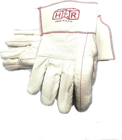KNOX-FIT 178PTD-LRG 1 PAIR Premium grade double palm glove, Long Cuff