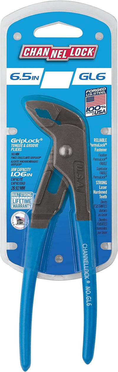ChannelLock GL6 - 6 inch GRIPLOCK Tongue and Groove Plier