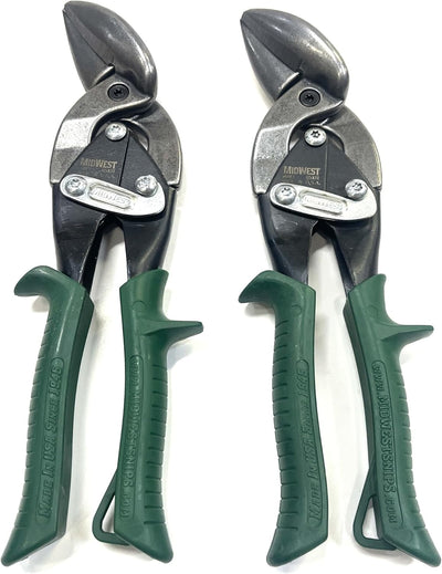 Midwest P6510R Forged Snips Offset RIGHT Aviation Snip (2-Pack)