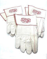 KNOX FIT 178PTD-LRG 3 PAIRS Premium grade double palm glove, Long Cuff