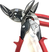 MWT-SS6510L Special Hardness Aviation Snip - 2 Pieces of Left Cut Offset Stainless Steel Cutting Shears with Forged Blade