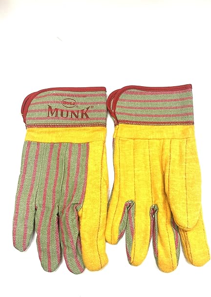 BOSS GLOVES 1BC5510 Munk Heavy Duty Ironworker Gloves 1 PAIR Size Large(Short Cup