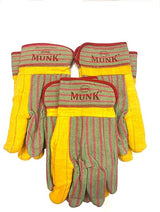 BOSS GLOVES 1BC5510 Munk Heavy Duty Ironworker Gloves 3 PAIRS Size Large(Short Cup