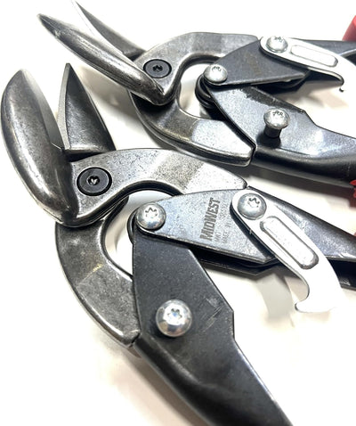 MWT-SS6510L Special Hardness Aviation Snip - 2 Pieces of Left Cut Offset Stainless Steel Cutting Shears with Forged Blade