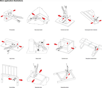 STRONG HAND PE10 Expand-O Pliers, 10", Reverse-Action Clamping Pliers, Clamping Pressure: 900 LBS (410 kg), Min: 1-3/8" (35 mm), Max 2-3/4" (70 mm)