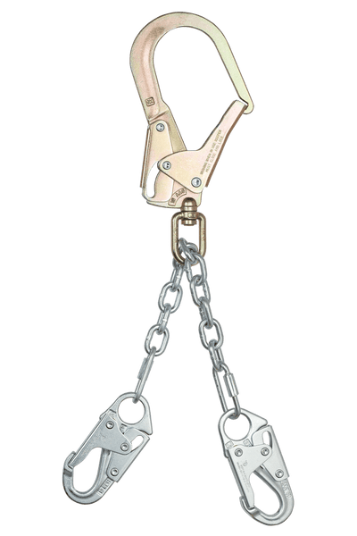 FALLTECH 8252  23" Premium Rebar Positioning Assembly with GR 43 Chain with Swivel Rebar Hook