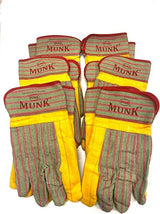 BOSS GLOVES 1BC5510 Munk Heavy Duty Ironworker Gloves 6 PAIRS (Short Cup)