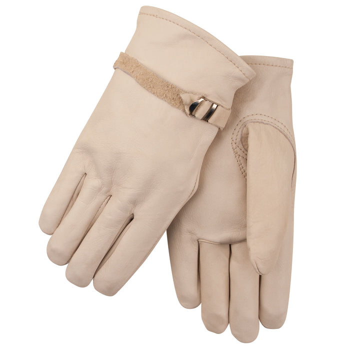 BLACK STALLION 95 GRAIN COWHIDE PULL STRAP DRIVER'S STYLE GLOVES