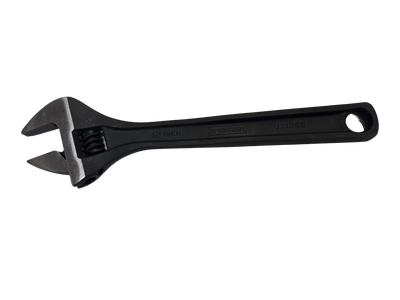 Proto 712SB 12" Protoblack Adjustable Wrench, Black Oxide' Opening Jaw 1-1/2"