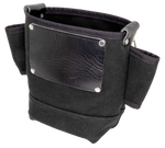 Occidental Leather B3920 Canvas Bolt Bag - Black