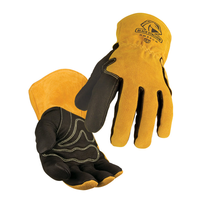 BLACK STALLION BM88CR  A5 CUT RESISTANT MIG WELDING GLOVES
