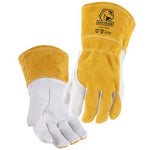 BLACK STALLION GM1550-WT A6 Cut-Resistant Goatskin Palm MIG Glove