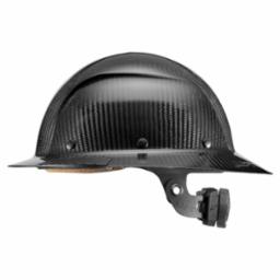 HDC-15KG HARD HAT FULL BRIM DAX CARBON FIBER GLOSS BLACK