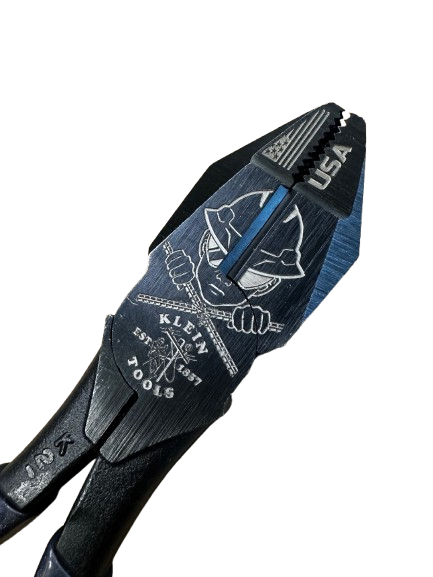 Klein Tools D2000-7CST1 2000 Series 9'' Ironworker's Pliers - Heavy-Duty Cutting for Rebar, Special Edition