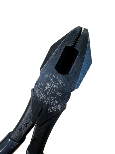 Klein Tools D2000-7CST1 2000 Series 9'' Ironworker's Pliers - Heavy-Duty Cutting for Rebar, Special Edition