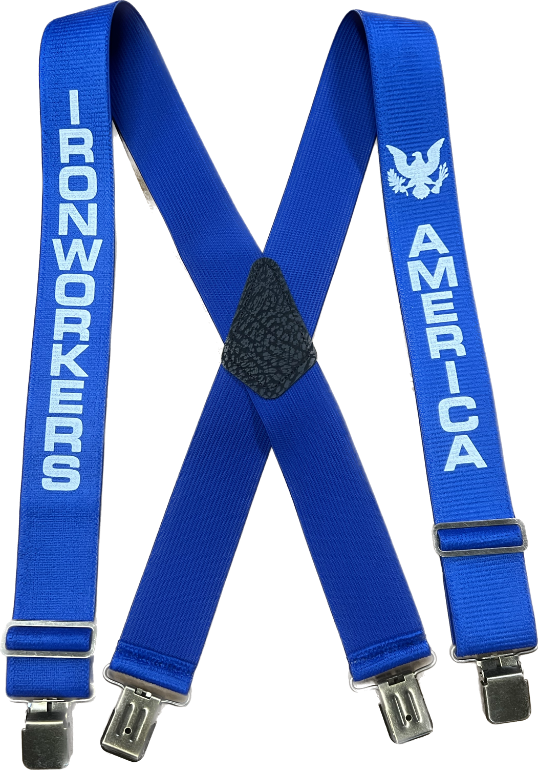 Suspender AAT-2006 Blue - IRONWORKERS & AMERICA Suspenders