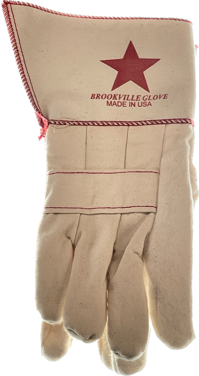 BROOKVILLE 58KS - Red Star Heavy Duty Ironworker Gloves 12 Pairs Made In U.S.A. (Long Cuff)