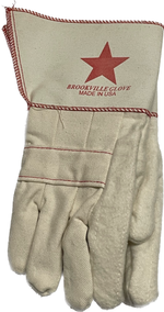 BROOKVILLE 58KS - Red Star Heavy Duty Ironworker Gloves 12 Pairs Made In U.S.A. (Long Cuff)