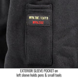 REVCO/Black Stallion JF1331 - XL Truguar Cotton Hooded Sweatshirt, Black, X-Large